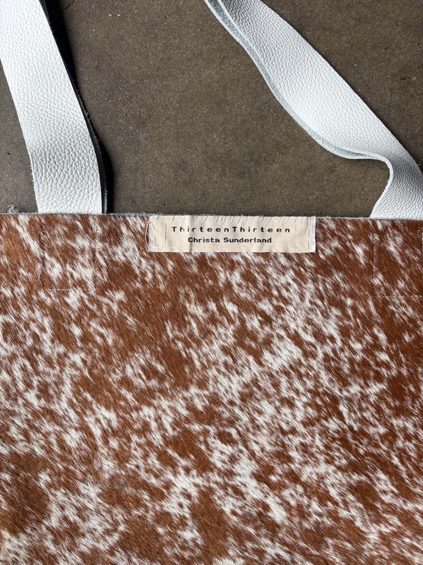 THIRTEENTHIRTEEN SPECKLED TOTE