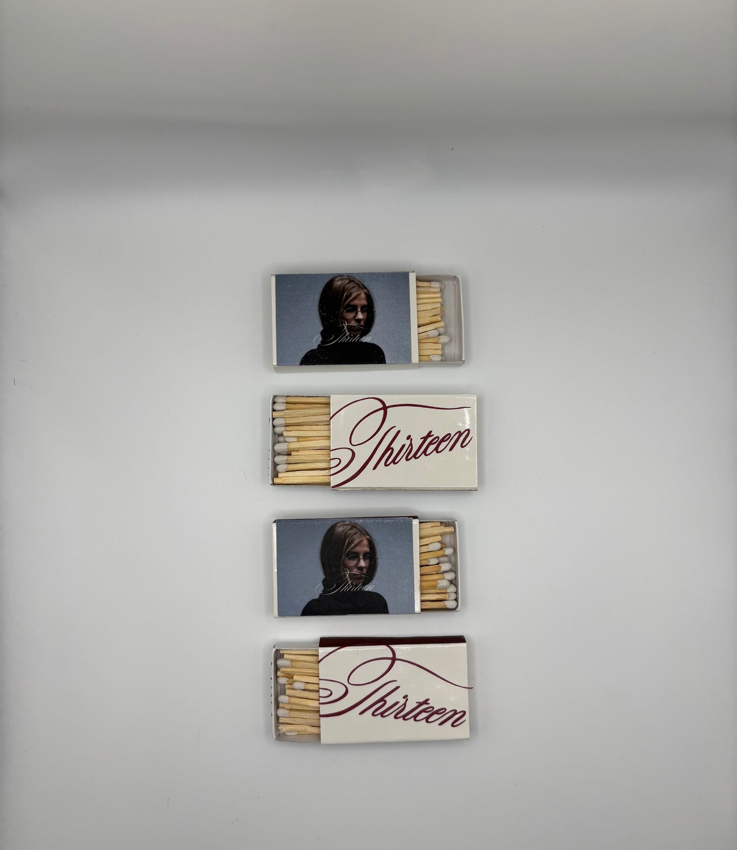 Thirteen Thirteen Matches (Set of Four)