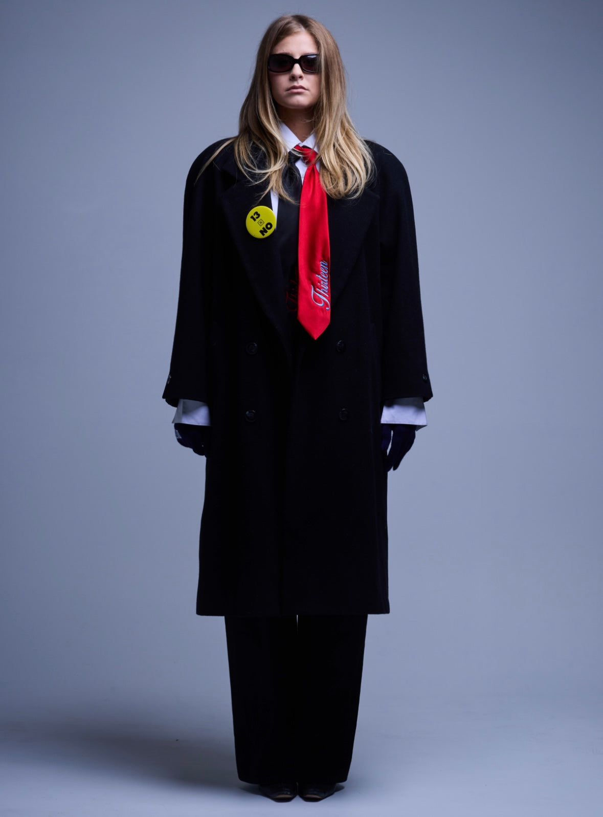 Signature Thirteen Thirteen Embriodered Tie