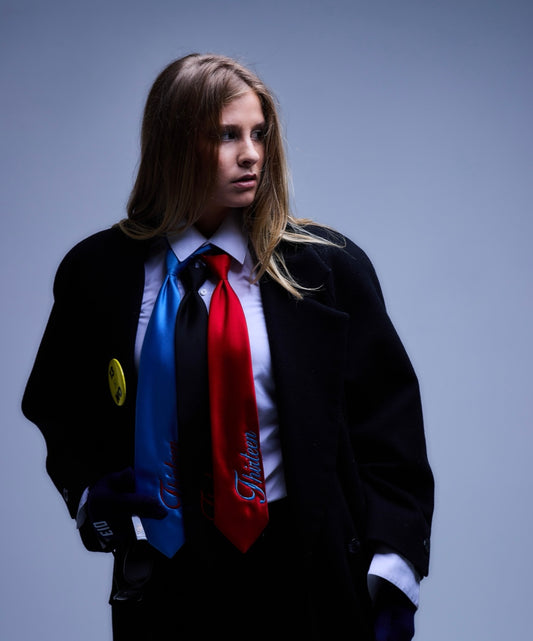 Signature Thirteen Thirteen Embriodered Tie